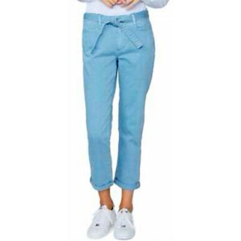 Paige Brigitte Boyfriend self-tie angled pants sz 26 NWT